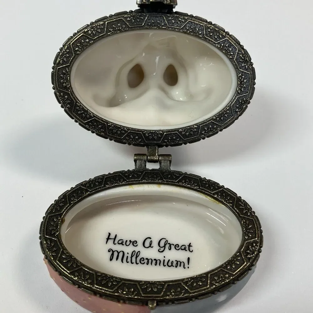 Muffy Vanderbear Muffy & Hoppy Millennium Porcelain Box Set 2000 | /w Box 4
